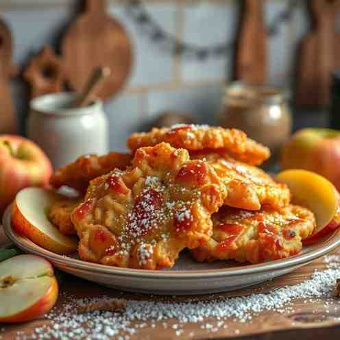 Crispy Vegan Gluten-Free Apple Fritters Recipe